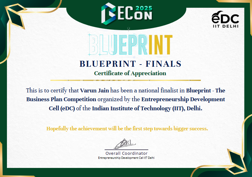Blueprint Competition