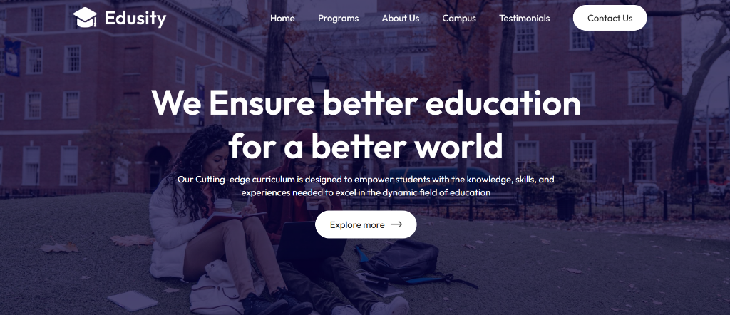 Edusity Website