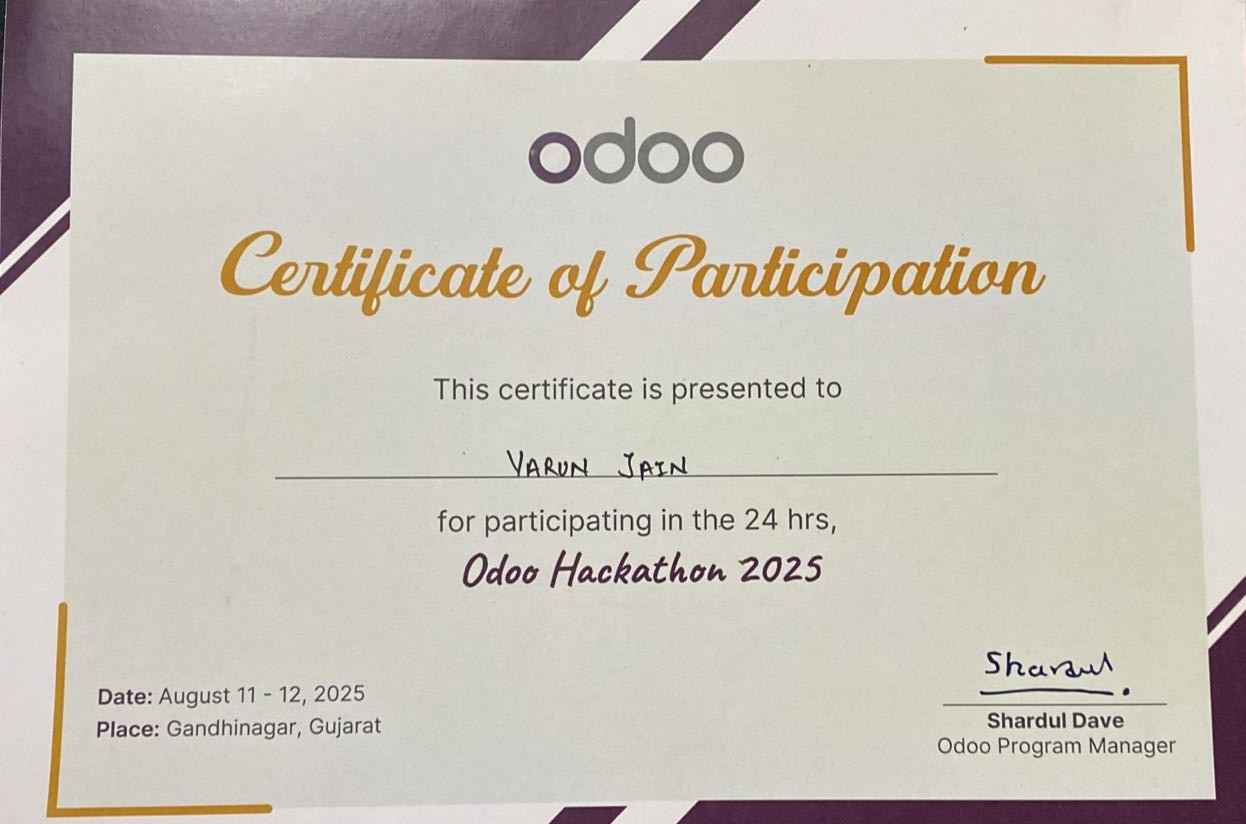 Odoo Hackathon